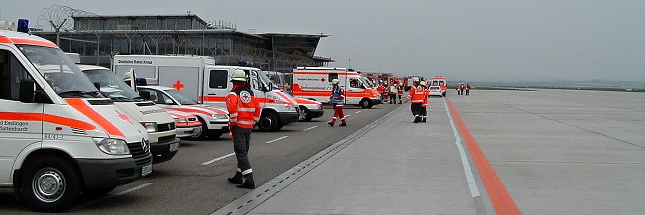 DRK Flughafen-Übung